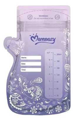 Bolsa de almacenamiento de leche materna EmpiBy Monmeasy de 200 ml con cierre hermético y zona de etiquetado
