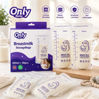 Bolsas de almacenamiento de leche materna EmpiBy Only Baby de 120 ml con cierre hermético y zona de escritura