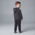 Conjunto EmpiBy de dos piezas gris carbón para niño con sudadera con capucha y jogger estampado de Tortugas Ninja