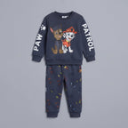 Conjunto EmpiBy de dos piezas Paw Patrol en azul marino con estampado de Chase y Marshall y pantalón jogger