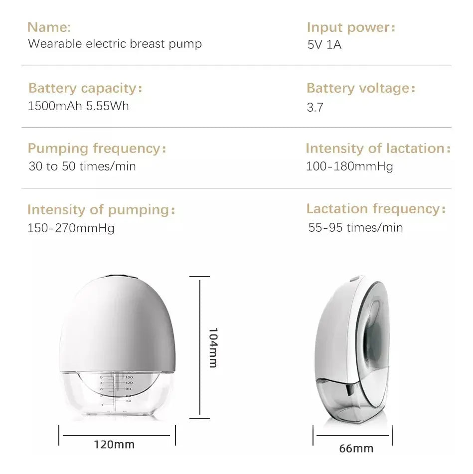Extractor eléctrico manos libres EmpiBy S18 con especificaciones técnicas, dimensiones y capacidad de batería