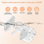 Piezas de silicona del extractor de leche EmpiBy S11, libres de BPA, suaves y fáciles de limpiar para lactancia.