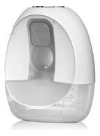 Extractor de leche eléctrico manos libres EmpiBy S18 con diseño compacto, color blanco y pantalla digital integrada