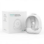 Extractor de leche eléctrico manos libres EmpiBy S18 con diseño compacto, pantalla digital y caja de presentación