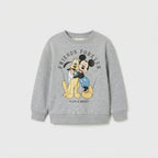Sudadera gris EmpiBy para niño con estampado de Mickey Mouse y Pluto y texto Friends Forever en algodón suave
