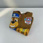 Sudadera EmpiBy Paw Patrol color café con estampado de Chase y cierre frontal para niños