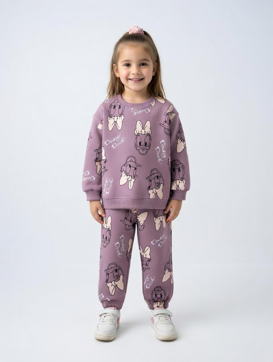 Sudadera Daisy Duck "Vintage Charm" – Color Malva