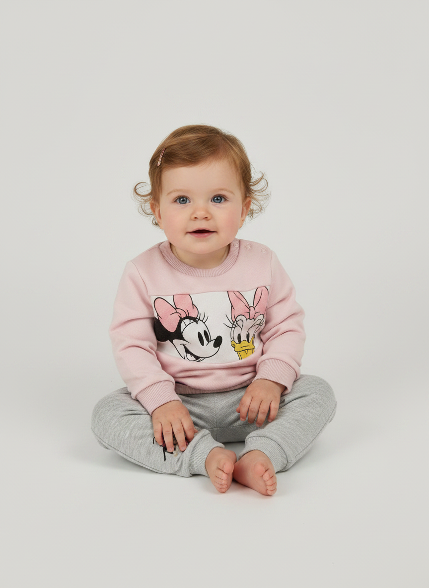 Sudadera Minnie & Daisy Pink 